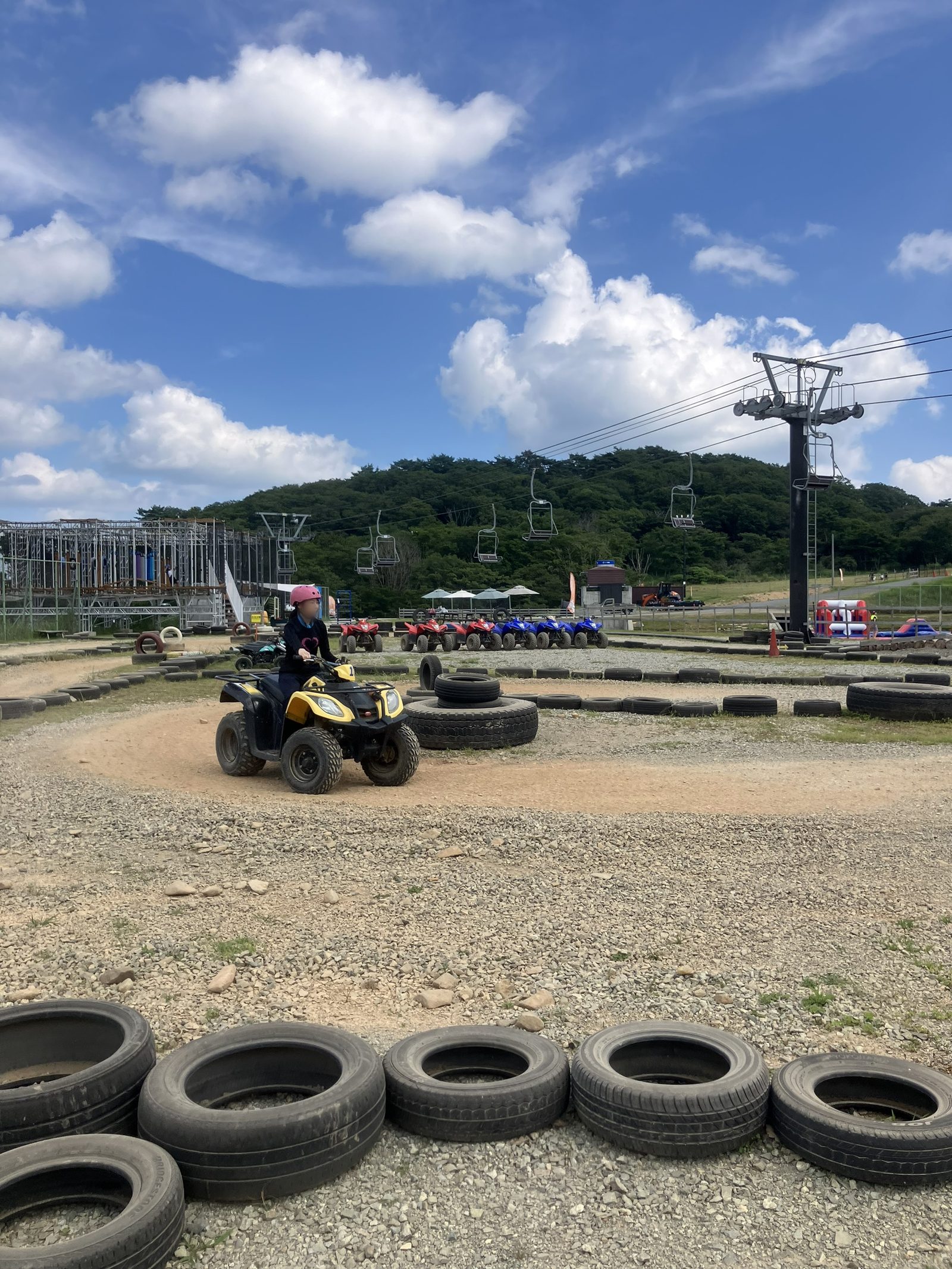 峰山高原バギーアドベンチャーの練習コース